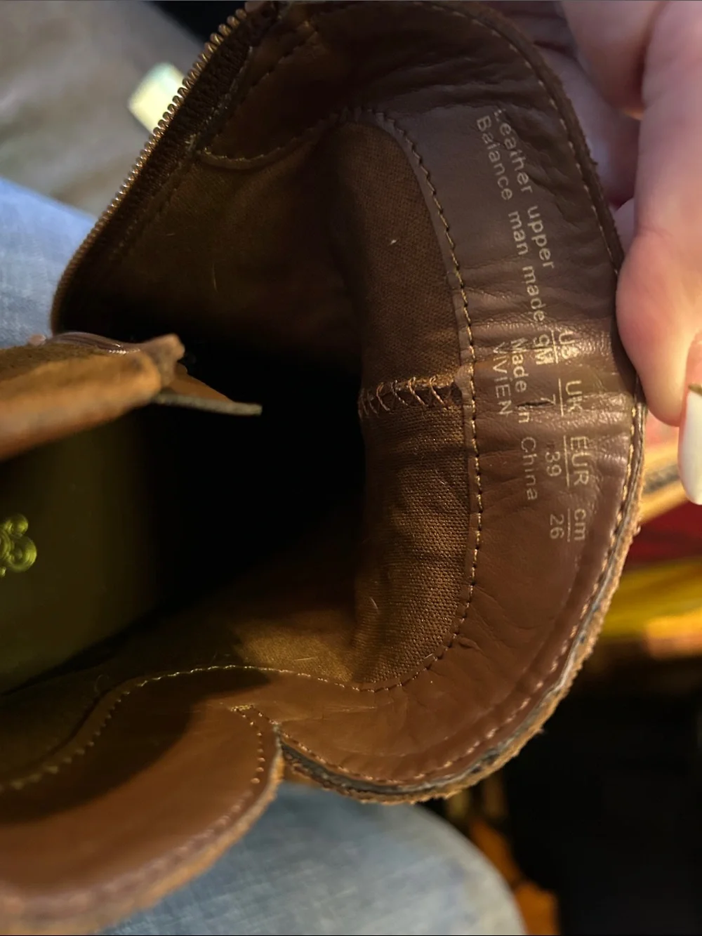 Embroidered Brown Suede Ankle Booties - Women's